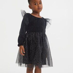 H and M Chenille and Tulle Dress, Size 7–8